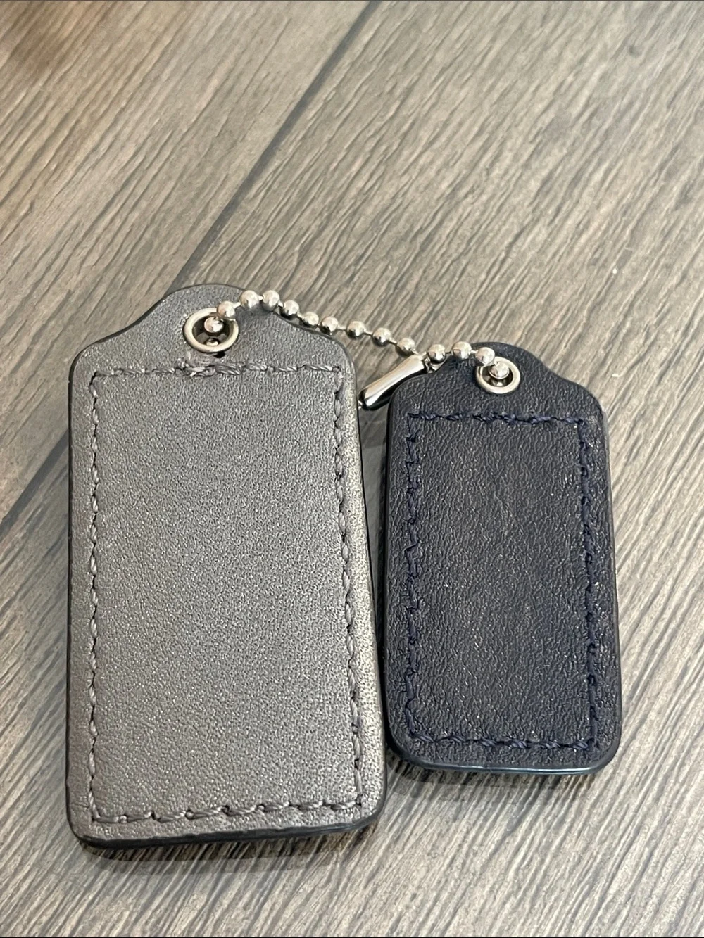 Coach Madison Op Art Ikat Isable Replacement Hangtags Only Dark Navy & Gunmetal